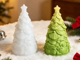 Molde silicona arbolito Navidad 